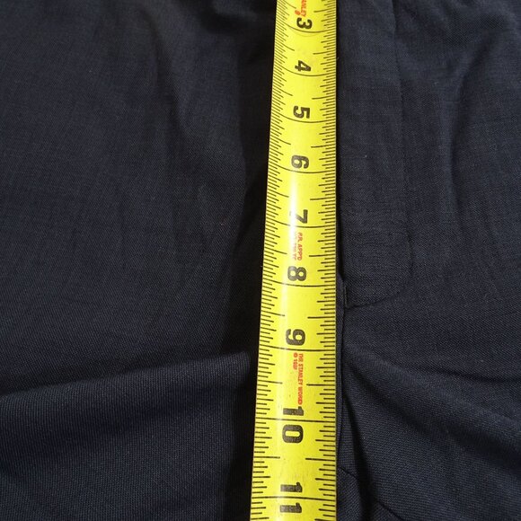 Tommy Hilfiger Navy Blue Dress Pants Men Size 39 x 29.5 Zipper Fly Pockets - Picture 9 of 12
